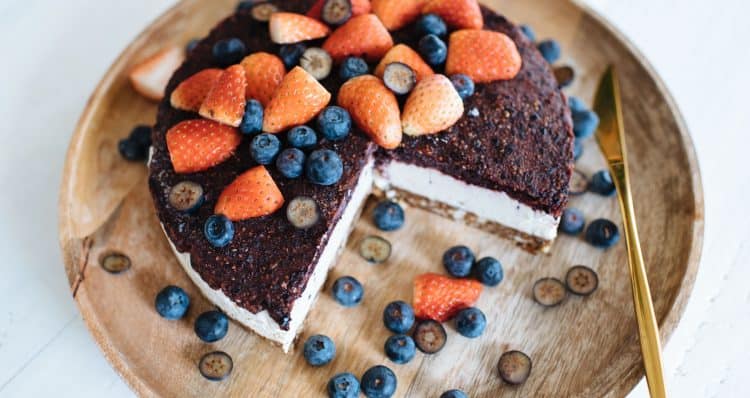 Raw Blueberry 'Cheesecake' Recept | Een paar en een reserve Raw Blueberry 'Cheesecake' Recept | Een paar en een reserve